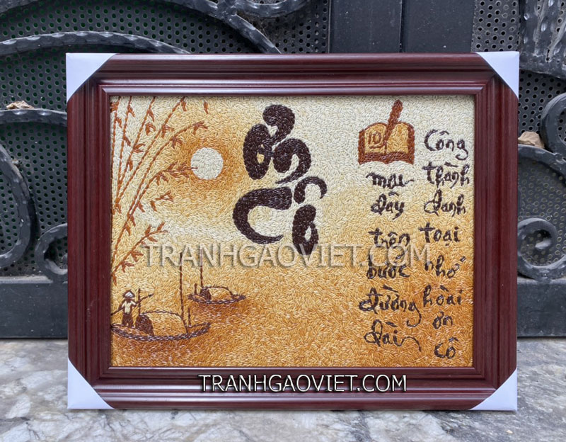 tranh gạo ơn cô