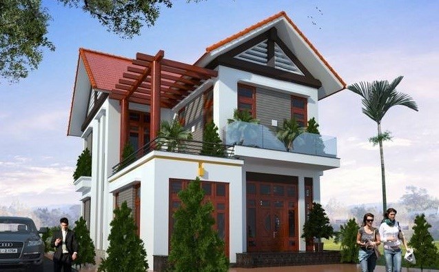 mô hình nhà bạn có thể tự vẽ theo mô hình riêng của mình nhé