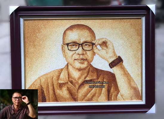 ch&acirc;n dung qu&agrave; tặng