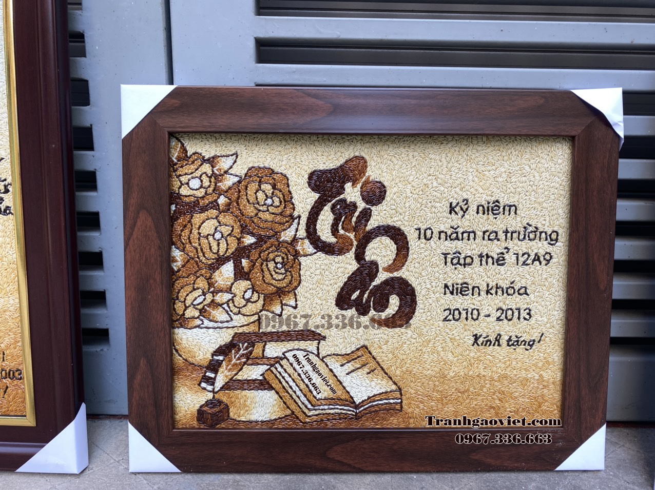 tranh gạo quà tặng
