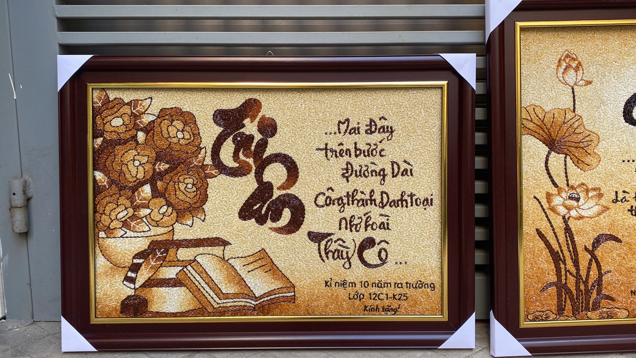 Tranh gạo tri ân