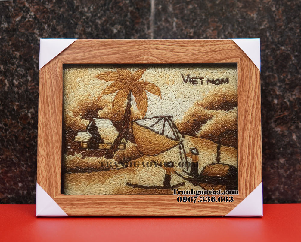 tranh gạo cất vó