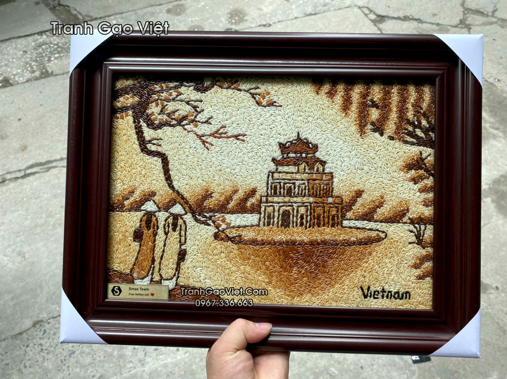 Tranh gạo hồ gươm