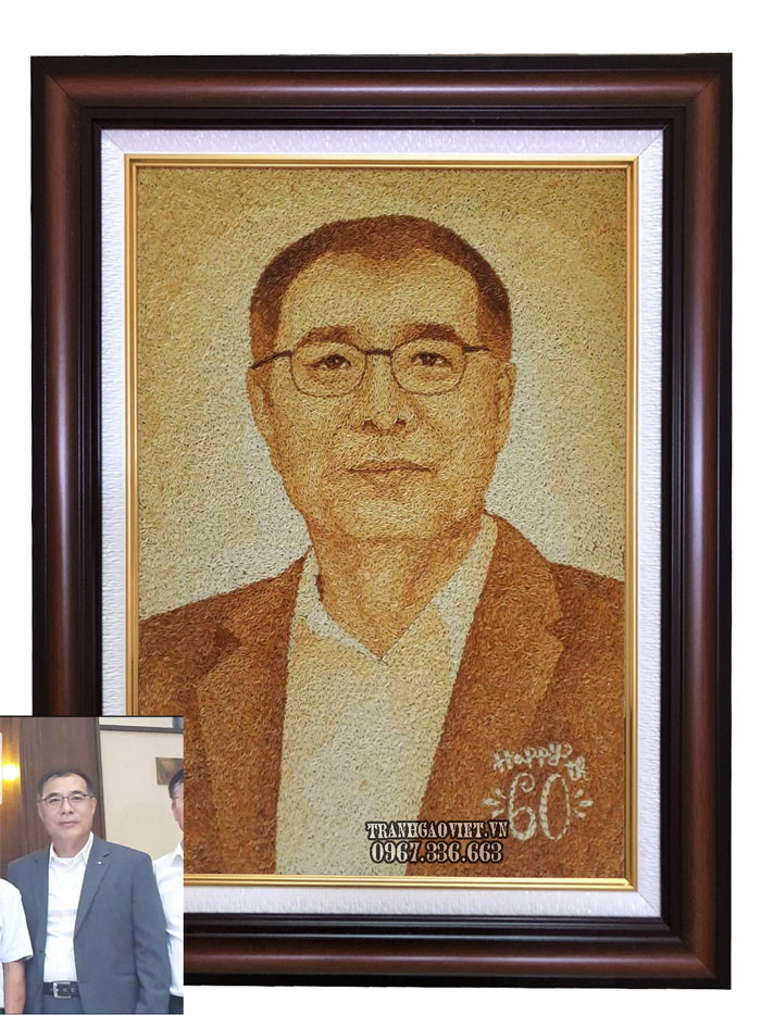 tranh chân dung quà tặng