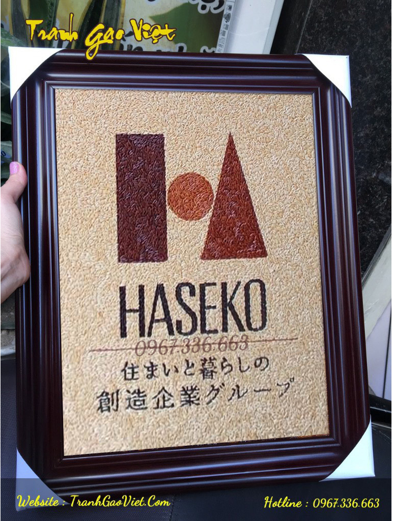 Quà tặng đối tác logo Haseko