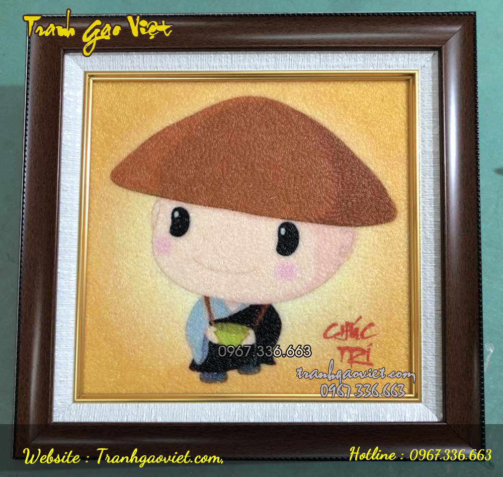 tranh chú tiểu