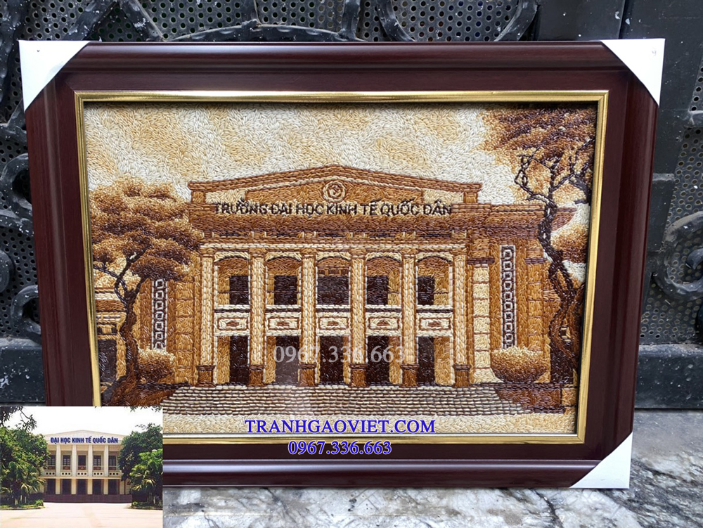 Tranh xếp trường Đại học Kinh tế quốc dân