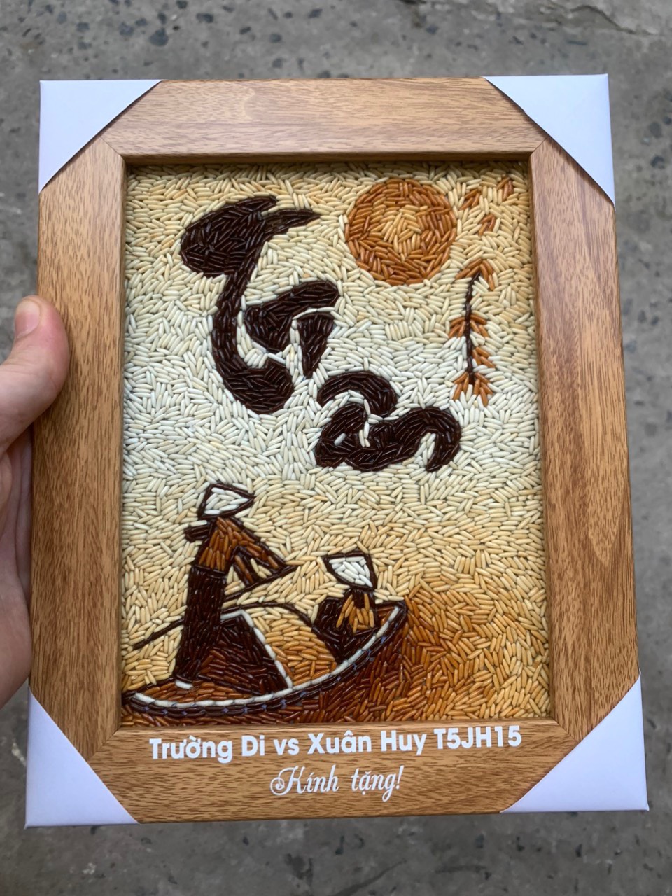 tranh gạo tri ân