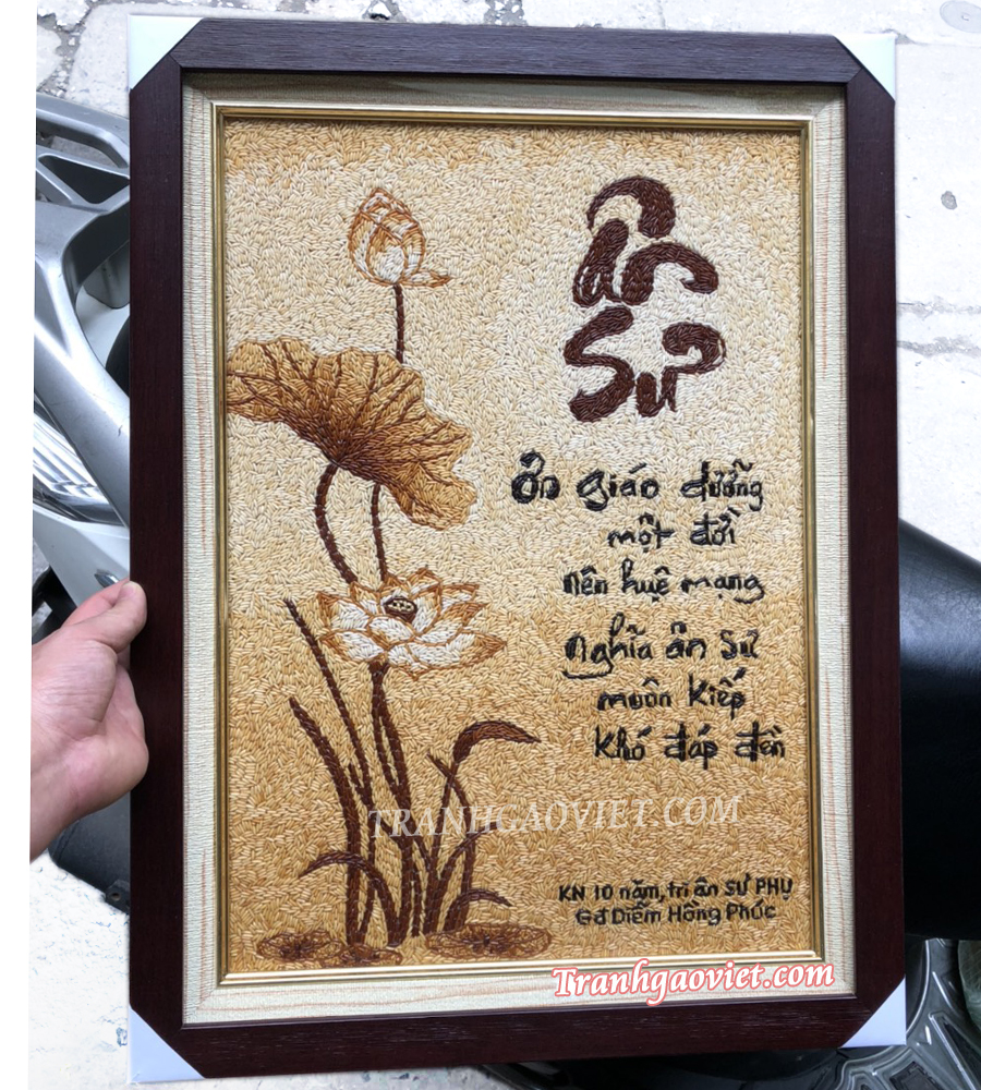 tranh gạo ân sư