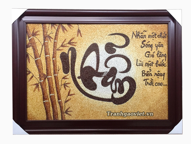 tranh chữ nhẫn