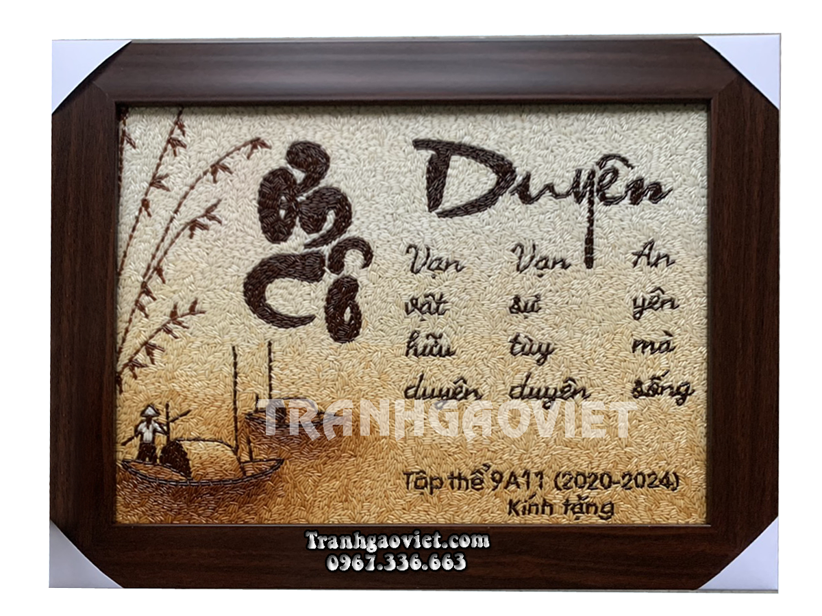 Tranh gạo ơn cô