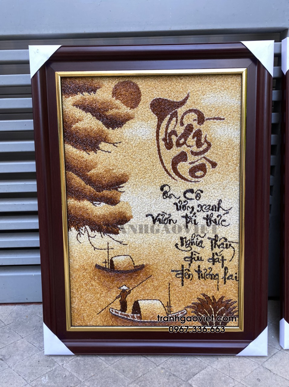 tranh gạo thầy cô