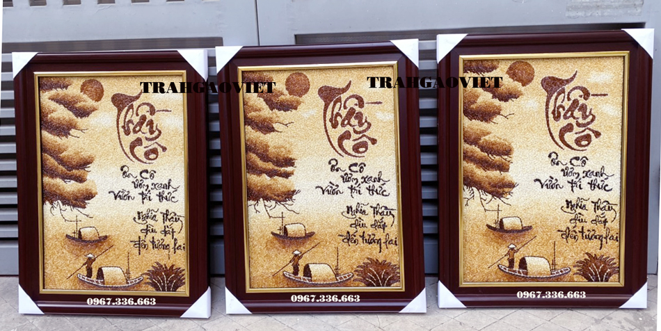 TRANH GẠO THẦY CÔ