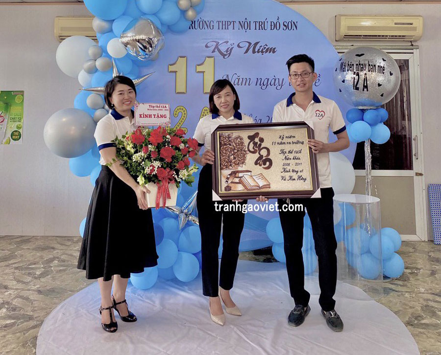 tranh gạo tri ân
