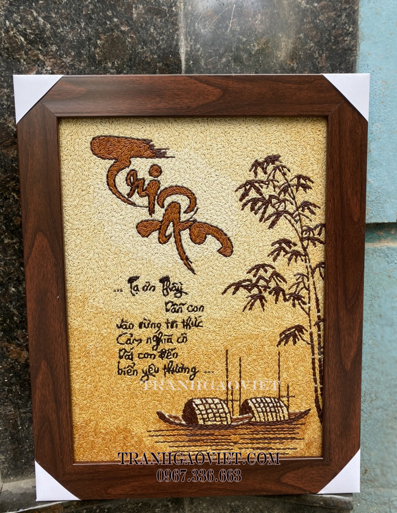 tranh gạo tri ân