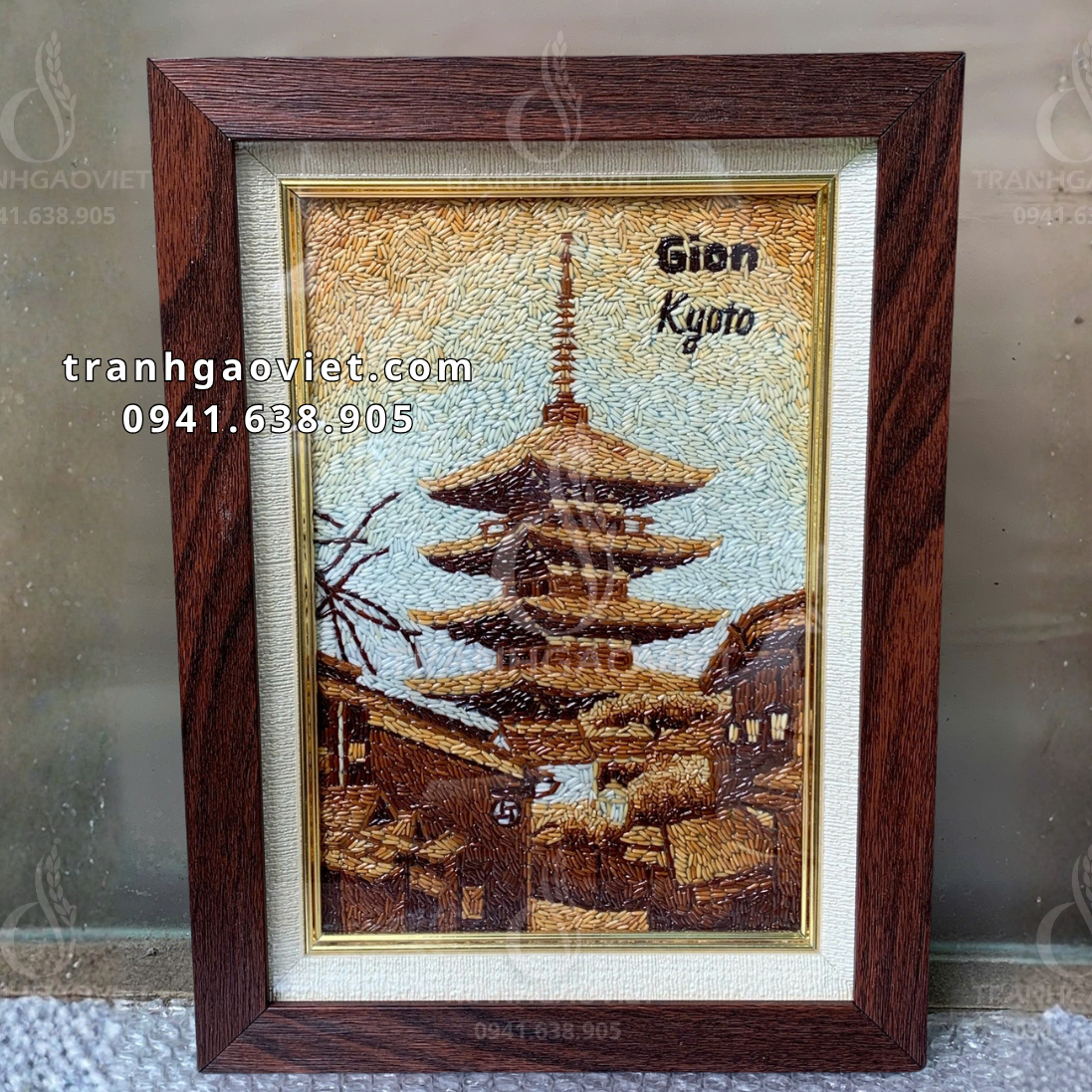 Tranh Gạo Phố cổ Gion Kyoto Nhật Bản