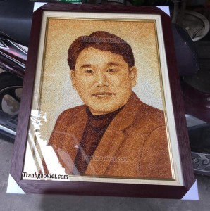 Tranh chân dung quà tặng sếp