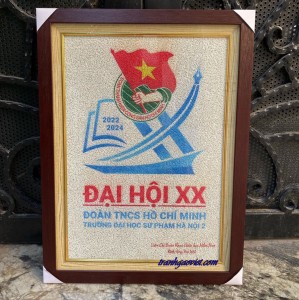 Tranh logo đại hội XX
