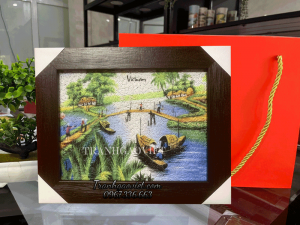 Tranh gạo để bàn PC05