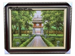 Tranh Văn Miếu Quốc Tử Giám